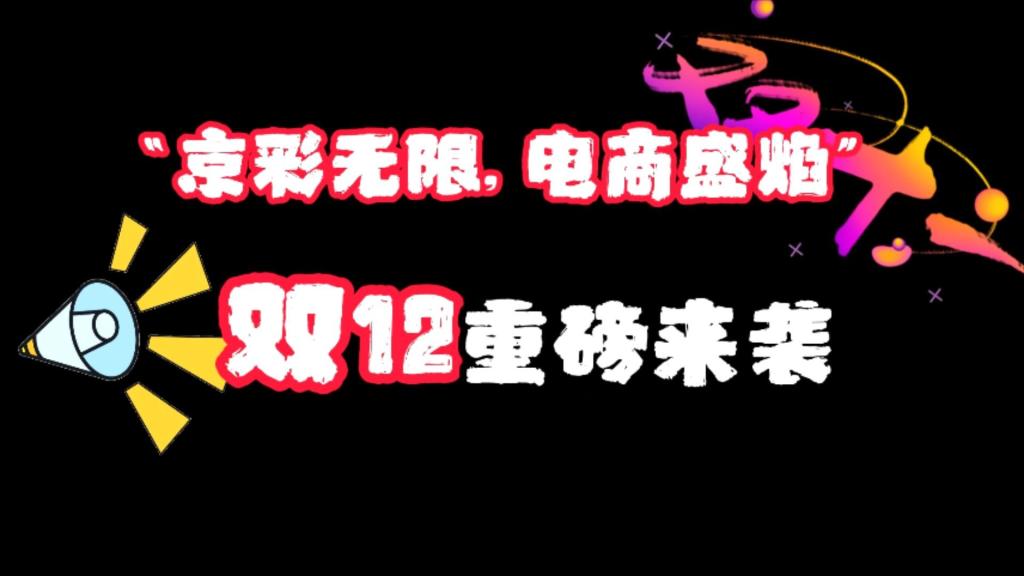 双12“京彩无限 电商盛焰”实训周大型室…